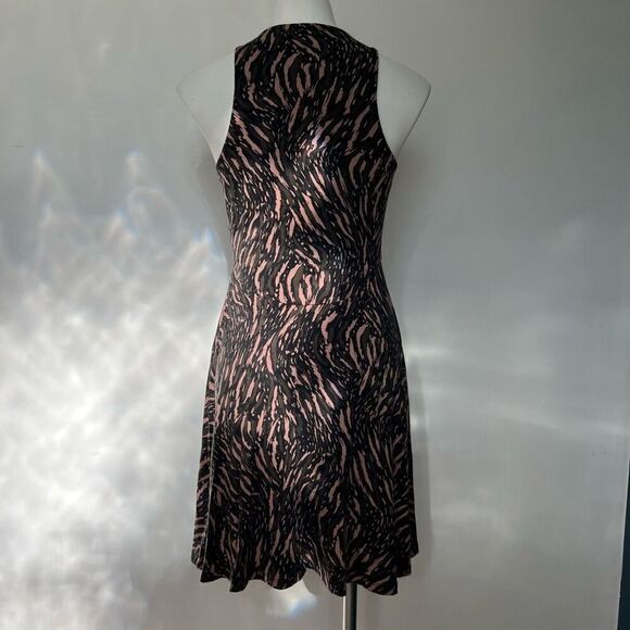 Athleta ABSTRACTION BLACK SLEEVELESS SANTORINI THERA DRESS - Picture 11 of 11